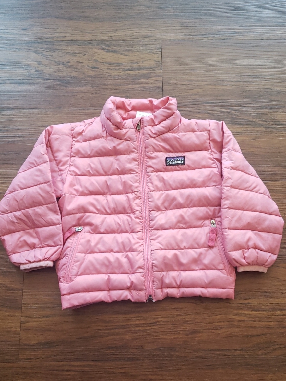 Patagonia Girls Pink Quilted Puffer Jacket Size 18m